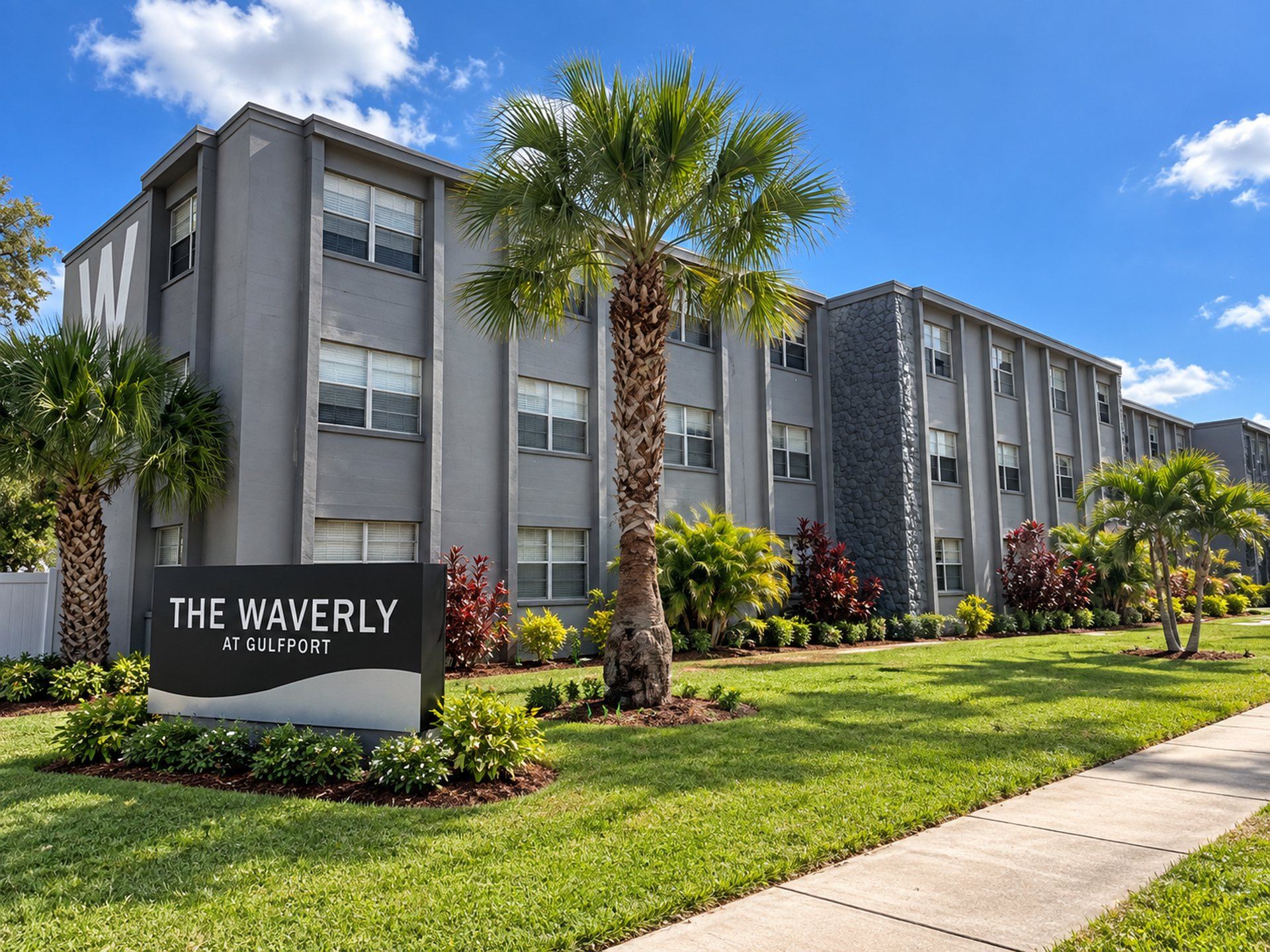 The Waverly at Gulfport exterior and grounds