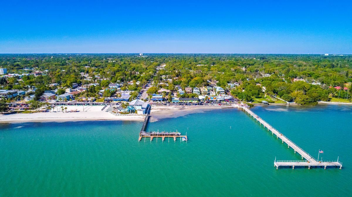 Gulfport waterfront district near The Waverly at Gulfport